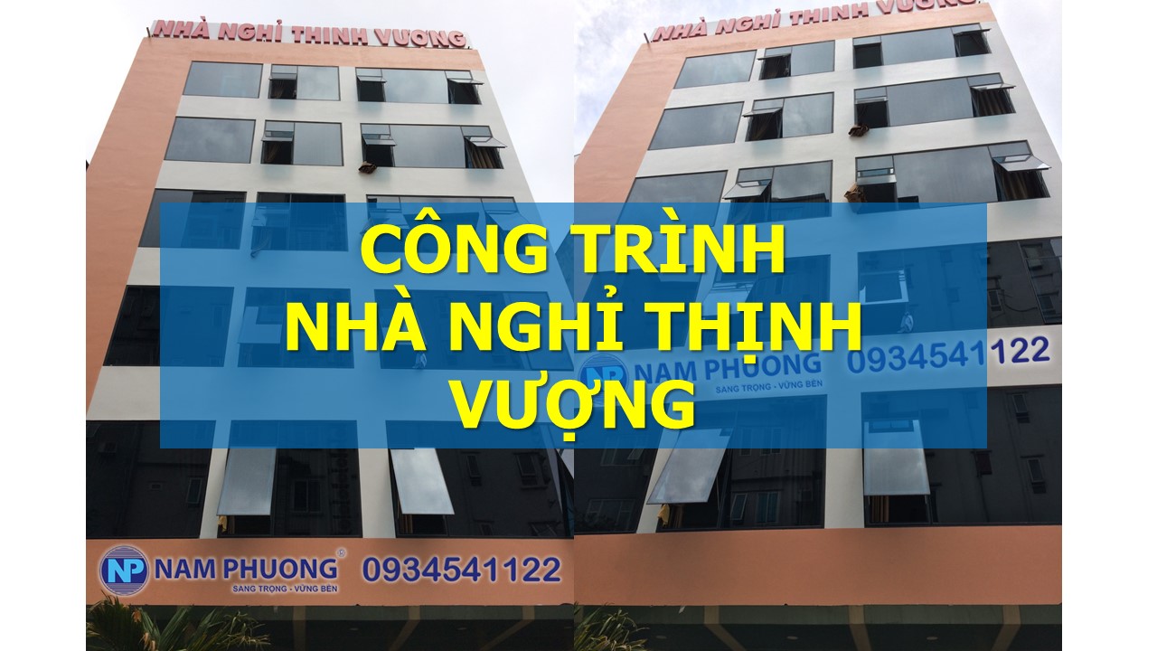 công trình cửa nhựa lõi thép