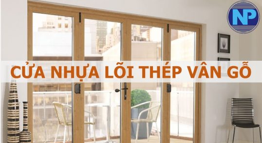 cửa nhựa lõi thép vân gỗ