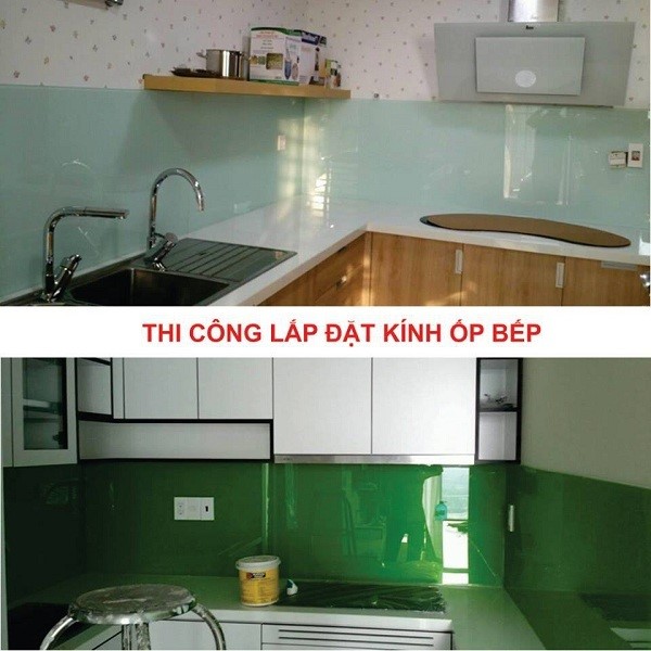 Nam Phương Window đơn vị chuyên thi công lắp đặt kính ốp bếp giá tốt tại Hà Nội