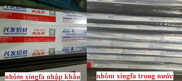 Hai dòng cửa nhôm xingfa phổ biến trên thị trường hiện nay