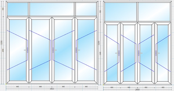 Thước Lỗ Ban là tiêu chuẩn để tính toán kích thước các loại cửa nhôm Xingfa