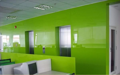 Kính ốp màu cho nhà bếp Kính ốp màu cho nhà bếp
