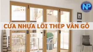 cửa nhựa lõi thép vân gỗ